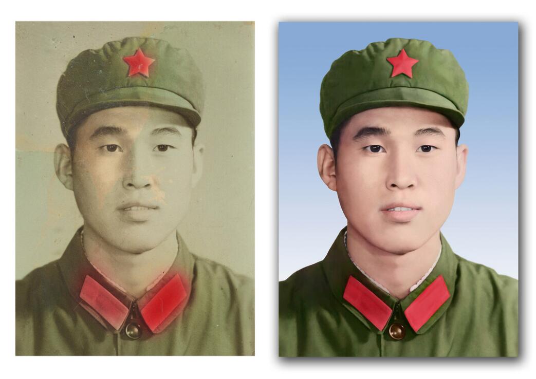 石河镇破损照片修复-18